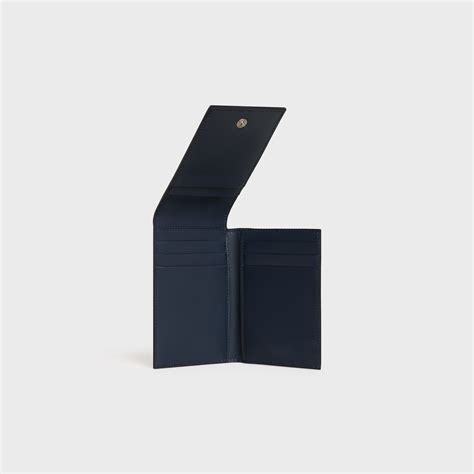 celine card holder in grained calfskin|Celine card holders.